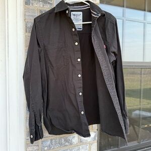 Vintage Levi’s Black Button-Up Shirt